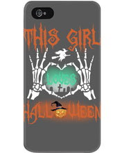 Load image into Gallery viewer, This Girl Loves Halloween Gift For Girls Phone case
