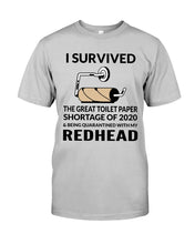Load image into Gallery viewer, I Survived The Great Toilet Paper Shortage Of 2020 Guys Tee
