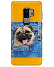 Load image into Gallery viewer, baby Pug In Denim Pocket Gift For Dog Lovers Phone case
