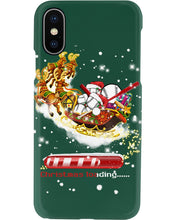 Load image into Gallery viewer, Baseball Xmas Sleigh Loading Gift For Baseball Lovers Phone case
