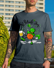 Load image into Gallery viewer, Basketball Saint Patrick's Day Gift For Basketball Lovers Guys Tee
