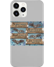 Load image into Gallery viewer, Do What Makes You Happy With Bats Gift For Girls Phone case

