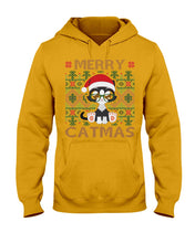 Load image into Gallery viewer, Merry Catmas Cute Funny Gifts Hoodie
