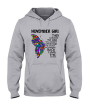 Load image into Gallery viewer, Birthday Gift For November Girl They Whispered To Her You Cannot Withstand The Storm Hoodie
