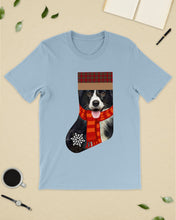 Load image into Gallery viewer, Santa Border Collie In Stock Gift For Dog Lovers Guys Tee
