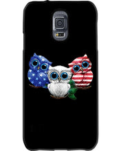 Load image into Gallery viewer, Lovely Phone Case Three Owl With US Flag Gift For Owl Lovers Phone case
