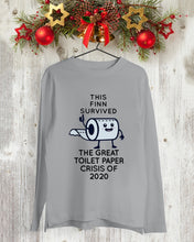 Load image into Gallery viewer, This Finn Survived The Great Toilet Paper Crisis Of 2020 Unisex Long Sleeve
