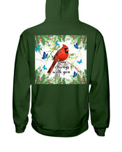 Load image into Gallery viewer, Scarlet Macaw With Butterflies I Am Always With You Gift For Lover Hoodie
