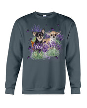 Load image into Gallery viewer, Lovely Phone Case With Lavender Flowers Gift For Chihuahua Lovers Sweatshirt
