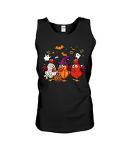 Load image into Gallery viewer, Chicken Pumpkin Smile Happy Halloween Gift For Friends Unisex Tank Top
