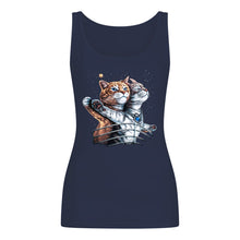 Load image into Gallery viewer, Vintage Funny Cat Love Trending Gift For Cat Lovers Ladies Flowy Tank
