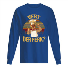 Load image into Gallery viewer, Vert Der Ferk Retro Vintage Gift For Cook Lovers Unisex Long Sleeve
