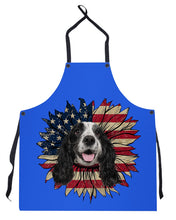 Load image into Gallery viewer, English Cocker Spaniel US Sunflower Gift For Dog Lovers Apron
