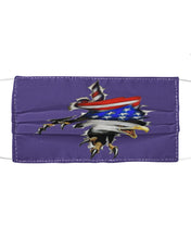 Load image into Gallery viewer, Eagle Giant Scratch USA Flag Gift For Women Cloth Face Mask
