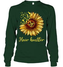 Load image into Gallery viewer, Hair Hustler Sunflower Trending Gift For Friends Unisex Long Sleeve
