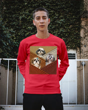 Load image into Gallery viewer, Three Cute Shih Tzu In Bag Gift For Dog Lovers Sweatshirt

