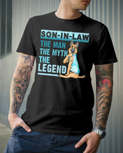 Load image into Gallery viewer, Gift For Son-In-Law The Man The Myth The Legend Trending Guys Tee
