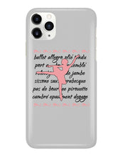 Load image into Gallery viewer, Ballet Words Pink Pattern Gift For Ballet Dancer Phone case
