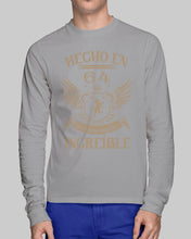 Load image into Gallery viewer, Hecho En 64 56      Anos Siendo Increible Special Custom Design Unisex Long Sleeve
