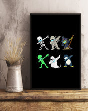 Load image into Gallery viewer, Cute Penguin Dabbing Hallo Gift For Penguin Lovers Vertical Poster
