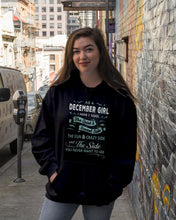 Load image into Gallery viewer, December Girl I Have Three Sides Birthday Gift For Women Hoodie
