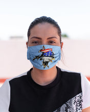 Load image into Gallery viewer, Eagle Giant Scratch USA Flag Gift For Women Cloth Face Mask

