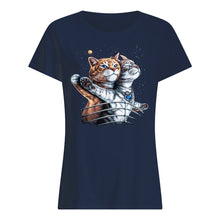 Load image into Gallery viewer, Vintage Funny Cat Love Trending Gift For Cat Lovers Ladies Tee
