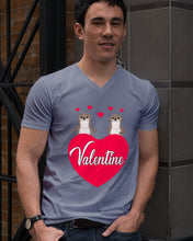 Load image into Gallery viewer, Couple Otter Valentine's Day Gift For Otter Lovers Guys V-Neck
