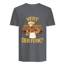 Load image into Gallery viewer, Vert Der Ferk Retro Vintage Gift For Cook Lovers Guys V-Neck
