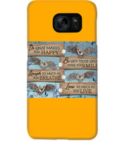 Load image into Gallery viewer, Do What Makes You Happy With Bats Gift For Girls Phone case
