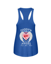 Load image into Gallery viewer, Market Trendz Daddy's Girl I Used To Be His Angel For Dad Ladies Flowy Tank

