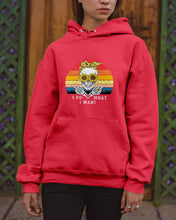 Load image into Gallery viewer, I Do What I Want Skull Sunflower Special Custom Design Hoodie
