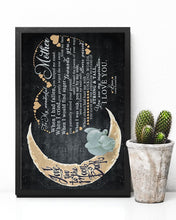 Load image into Gallery viewer, Daughter Gift For Wonderful Mom  You're My Inspiration Vertical Poster
