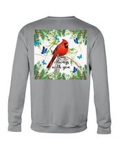 Load image into Gallery viewer, Scarlet Macaw With Butterflies I Am Always With You Gift For Lover Sweatshirt
