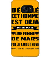 Load image into Gallery viewer, Désolé Cet Homme Est Déjà Pris Par Une Femme De Mars Birthday Gift Phone case
