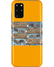 Load image into Gallery viewer, Do What Makes You Happy With Bats Gift For Girls Phone case
