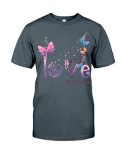 Load image into Gallery viewer, Love Butterflies Grandma Life Gift For Grandma Guys Tee
