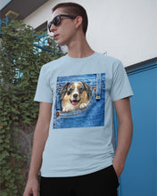 Load image into Gallery viewer, Australian Shepherd In Denim Pocket Gift For Dog Lovers Guys Tee
