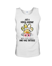 Load image into Gallery viewer, Medical Assistant Loves Dogs And Has Tattoos Gift For Dog Lovers Unisex Tank Top
