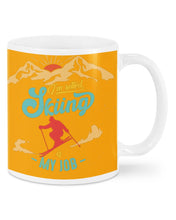 Load image into Gallery viewer, I'm Retired Skiing Is My Job Mountainous Terrain Mug
