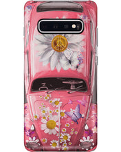 Load image into Gallery viewer, Pink Phone Case With Flowers And Butterfly Gift For Pink Lovers Phone case
