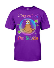 Load image into Gallery viewer, Lovely Phone Case Stay Out Of My Bubble Gift For Sloth Lovers Guys Tee
