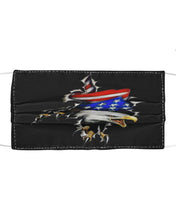 Load image into Gallery viewer, Eagle Giant Scratch USA Flag Gift For Women Cloth Face Mask
