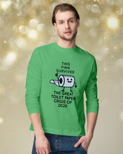Load image into Gallery viewer, This Finn Survived The Great Toilet Paper Crisis Of 2020 Unisex Long Sleeve
