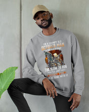 Load image into Gallery viewer, October Grumpy Old Man Will Shoot You For Birthday Gift Sweatshirt
