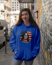 Load image into Gallery viewer, English Cocker Spaniel US Sunflower Gift For Dog Lovers Hoodie
