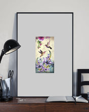 Load image into Gallery viewer, Humming Birds Flower Unique Custom Design Vertical Poster
