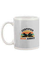 Load image into Gallery viewer, Certified Book Addicts Retro Vintage Gift For Books Lovers Mug
