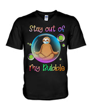 Load image into Gallery viewer, Lovely Phone Case Stay Out Of My Bubble Gift For Sloth Lovers Guys V-Neck
