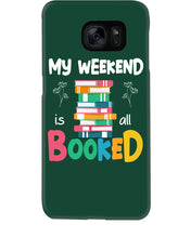 Load image into Gallery viewer, Vintage Funny My Weekend Booked Gift For Book Lovers Phone case
